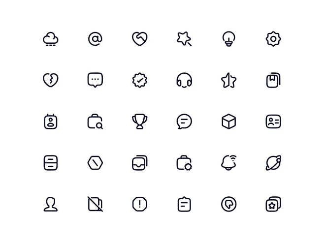 New Icons ⚡ clean design figma free icon icon icon library icon pack ...
