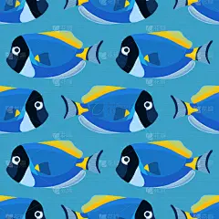 颊纹鼻鱼,Blue Tang Fish,粉末状雪,四方连续纹样,可爱的,解剖刀,野生动物,壁纸,粉蓝颊纹鼻鱼,动物
