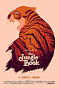 The Jungle Book by Olly Moss in Poster : The Jungle Book by Olly Moss