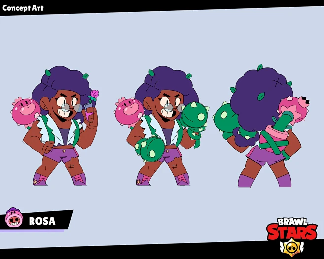 Brawl Stars Character concepts-花瓣网