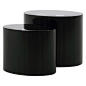 Møbler Mice Coffee Table Set, Black: 