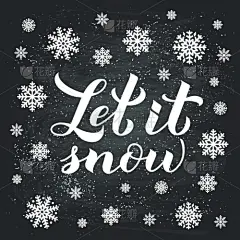 贺卡,传单,新年前夕,雪,黑板,雪花,矢量,手