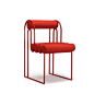 APOLLO DINING CHAIR - RED by Bohinc Studio