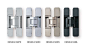 Concealed Door Hinges - Heavy Duty Invisible - SUGATSUNE - Multiple Finishes Available