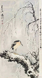 高剑父国画作品。