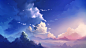 Anime 1920x1080 sky clouds blue landscape 5 Centimeters Per Second anime Makoto Shinkai 
