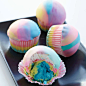 Tie Dye Cupcakes