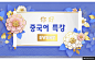 精品韩式复古新年春节华丽花卉灯笼底纹海报012模板平面设计
