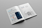 a4 abstract agency ANNUAL company creative modern report template trend