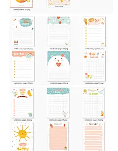 超可爱萌物小兔小鸡儿童夏天png+jpg+eps贴纸贺卡便签设计素材-淘宝网