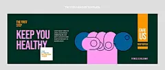 手绘健身 twitter 标题