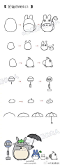 【实用简笔画教程】教你画这些萌萌的动漫角色！流氓兔、皮卡丘、龙猫……原来这样就能画出来！是不是挺简单？收藏，有空画着玩！还能哄熊孩子、哄女朋友！