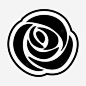 蔷薇花树图标高清素材 UI 页面网页 平面电商 创意素材 png素材