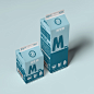 牛奶包装盒子 : A simple milk cartons