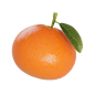 橘子柑橘 @到位啦UI素材 80款水果食品厨具3D图标模型