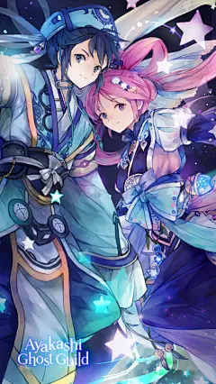 Zynga 卡牌游戏【灵异阴阳录】iPhone壁纸 牛郎织女[世界树]