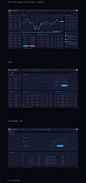 VortExchange. Cryptocurrency exchange dashboard+landing : Cryptocurrency exchange dashboard + landingpage