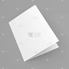 空白折叠的传单、 小册子、 明信片、 名片或小册子