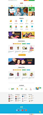 Juno is a cute and colorful e-commerce design that perfectly suits for an online store of kids toys and games, kids fashion, baby clothing and accessories.