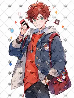 版权二次元男10