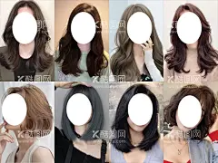 美女发型  美发造型  - 源文件下载【酷图网】美女发型图片,美发造型,美发海报图片,美发宣传,时尚,潮流发型
