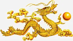 中秋节手绘龙纹png免抠素材_新图网 https://ixintu.com 中秋节