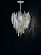 Murano glass pendant lamp ICE RAIN | Pendant lamp - IDL EXPORT