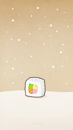 #手机壁纸# 美食壁纸-都是寿司