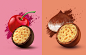 chocolate Advertising  3D ILLUSTRATION  Production Confectionery Packaging