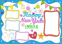元旦英语手抄报新年英语手抄报