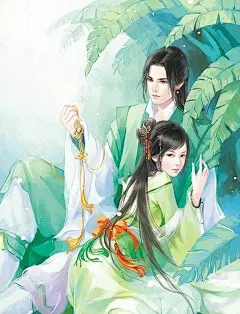 手绘古风人物系列-一双... 古装情侣&amp;美人背影 &amp; 古风美人&amp;手绘情侣头像&amp;古风场景&amp;古风意境&amp;古风手绘&amp;古风风景&amp;唯美古风&amp;一生一世一双人...(480×628)
