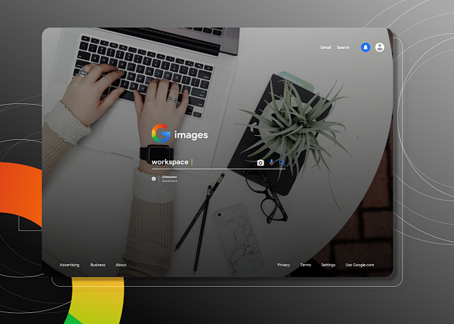 Google new look — UI...