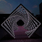 Accumulation: A Dramatic Concentric Tunnel of Light Patterns by Yang Minha