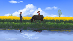 哈…皮采集到插画治愈系