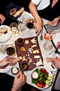 Cheesetique: Brand Identity : Cheesetique is a neighborhood gathering place offering both a specialty cheese shop full of delectables from across the globe and a restaurant showcasing gourmet cheese-centric dishes and boutique-style wines by the glass.  T