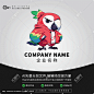 logo潮玩鹦鹉鸟类卡通时尚