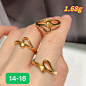 5D硬金精品潮流个性戒指 - 小红书