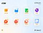 Explore icon style design