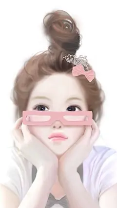 iPhone壁纸 iPhone5壁纸 韩国插画 少女 二……_来自白痴937_50410的图片分享-堆糖网