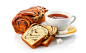 高清晰美味早餐-面包+奶茶封面大图