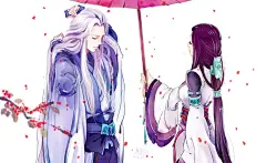 古风临摹-风雨萧萧到谢桥_古风,插画,临摹,CG_涂鸦王国插画