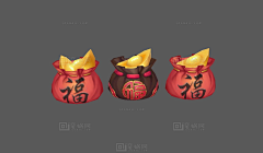 蛮蜗网采集到19-宝藏模型合集----/宝箱金箱银箱钱金子银子金币银币