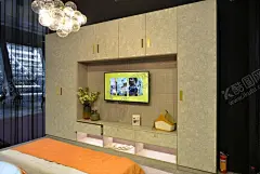 电视柜 【酷图网】电视柜,全屋定制,整木定制,轻奢定制,原木定制,全屋家居,柜体,衣柜,橱柜,木饰面,墙板,定制墙板,奢华定制,