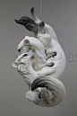 Beth Cavener | 超真实的动物雕塑 : Beth Cavener | 超真实的动物雕塑,雕塑,动物,艺术,cavener,beth