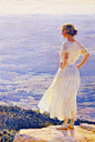 Charles Courtney Curran，美国画家 ​​​​