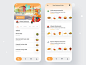 Food Order Recipe App bootstrap color food and drink new illustrations popular 2020 food ordering app mobile ui mobile app resturant iphonex iphone ios food app food app design app