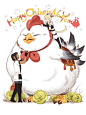 最终幻想XIV 猫魅族 同人图 插画 壁纸 | 新年快乐～ | 半次元-第一中文COS绘画小说社区