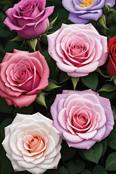 星空下的浪漫花海