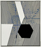 凯西·卡普兰-19。 Kwartler，2009亚克力和蛋彩画，63 x 55英寸/ 160 x 139.7厘米