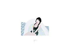 小人物系列-lylean lee_人物 艺术 服装 人体 绘画_涂鸦王国插画